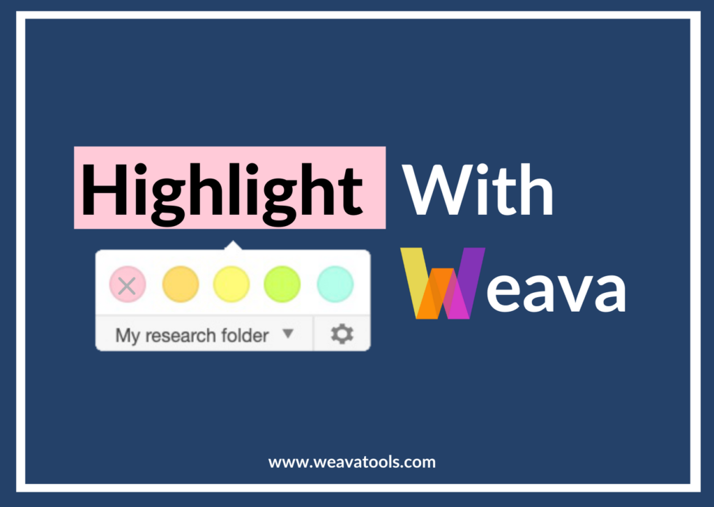Weava Onboarding: Highlight